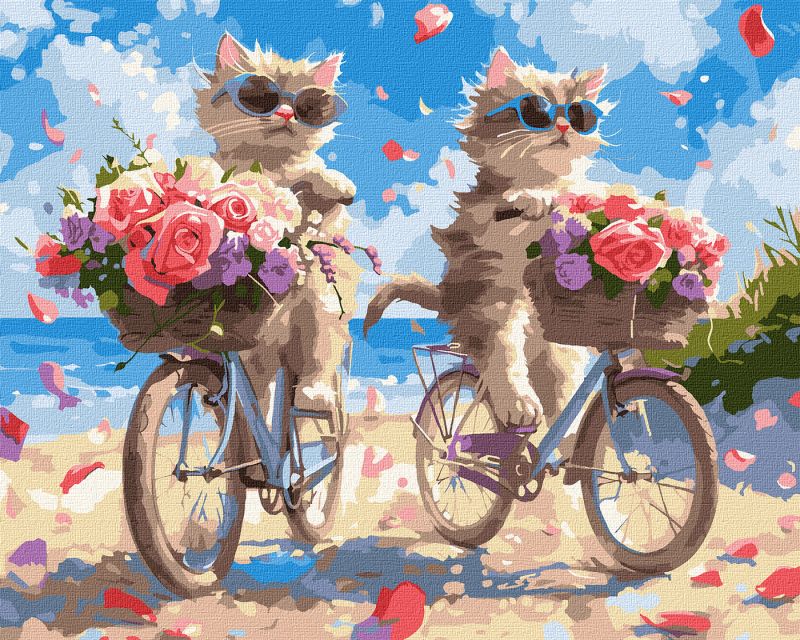 Malen nach Zahlen - Sommerliche Fahrradtour ©art_selena_ua