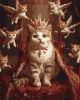 Malen nach Zahlen - Die königliche Katze ©art_selena_ua