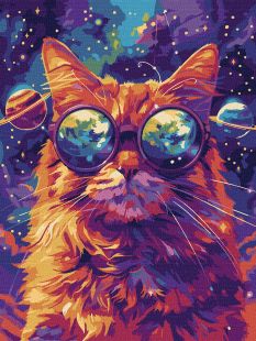 Malen nach Zahlen - Sternenhafte Brille ©art_selena_ua