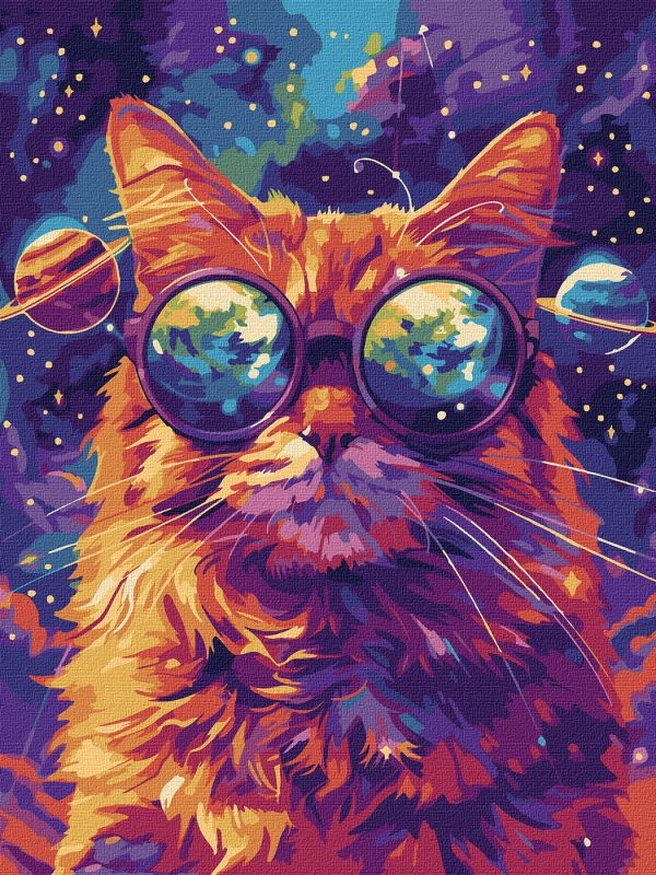 Malen nach Zahlen - Sternenhafte Brille ©art_selena_ua