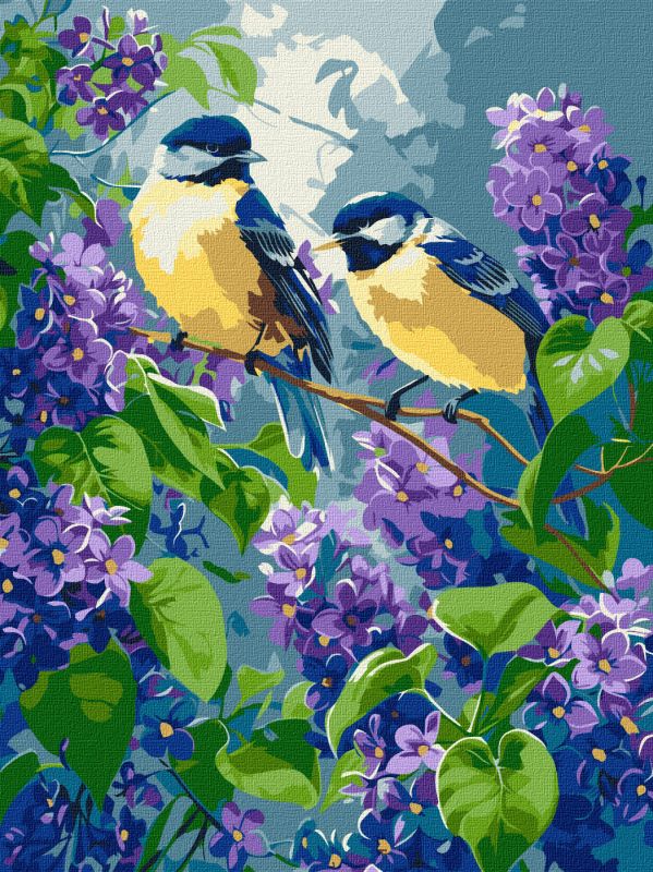 Malen nach Zahlen - Frühlingsduett ©art_selena_ua