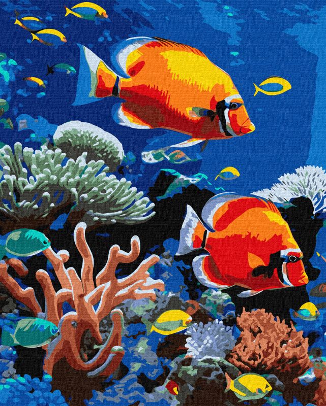 Painting by numbers - A bright reef