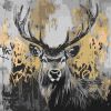 Malen nach Zahlen - Goldener Hirsch mit metallischen Farben ©art_selena_ua