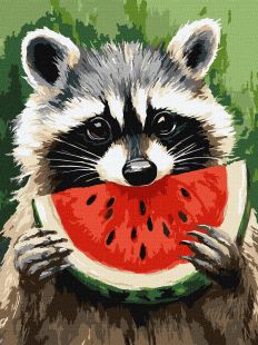 Malen nach Zahlen - Saftige Wassermelone ©art_selena_ua