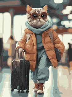 Malen nach Zahlen - Stilvoller Passagier ©art_selena_ua
