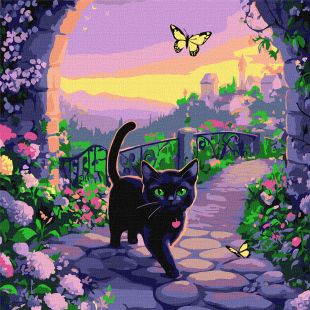 Malen nach Zahlen - Die Feenkatze ©art_selena_ua