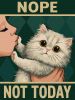 Painting by numbers - Poster. Not today ©art_selena_ua