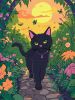 Malen nach Zahlen - Eine Katze im Garten ©art_selena_ua