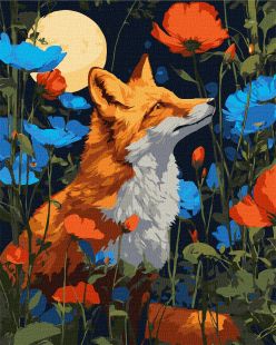 Malen nach Zahlen - Blumen unter den Pfoten ©art_selena_ua