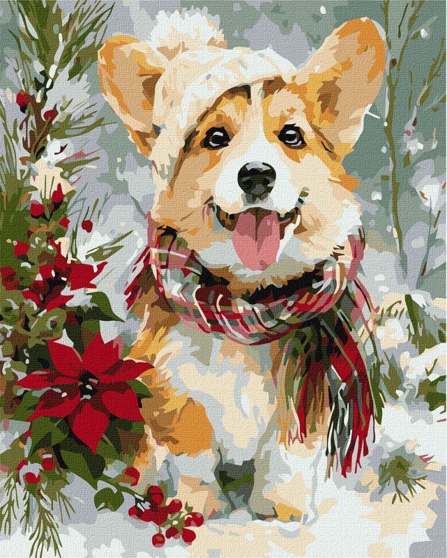 Malen nach Zahlen - Glücklicher Hund ©art_selena_ua