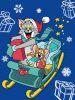 Malen nach Zahlen - Tom und Jerry: auf dem Schlitten ©Warner Bros.
