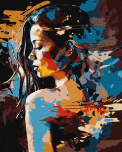 Malen nach Zahlen - Geheimnisvolles Mädchen ©art_selena_ua