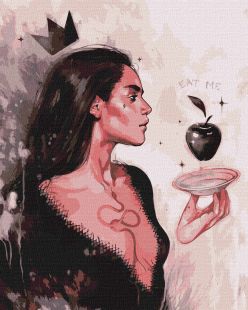 Malen nach Zahlen - Mysteriöse Prinzessin ©lesya_nedzelska_art