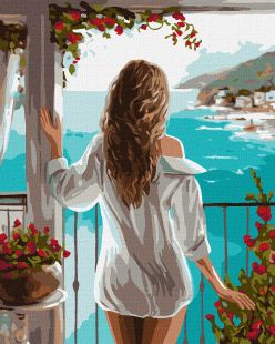 Malen nach Zahlen - Das Meer in der Ferne ©art_selena_ua