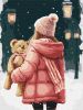 Painting by numbers - On a winter walk ©art_selena_ua