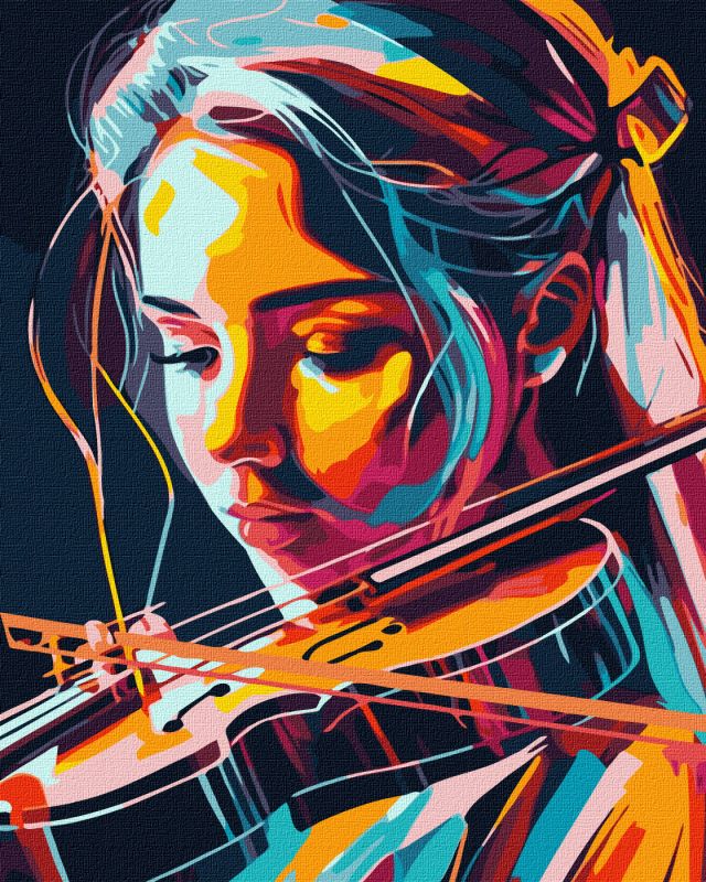 Malen nach Zahlen - Virtuose Geigerin ©art_selena_ua