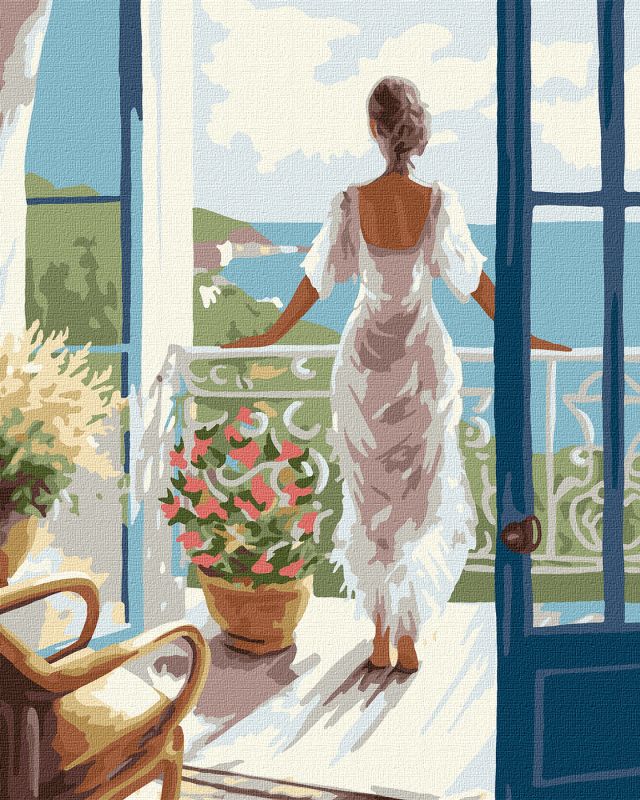 Painting by numbers - Sunrise on the sea ©art_selena_ua