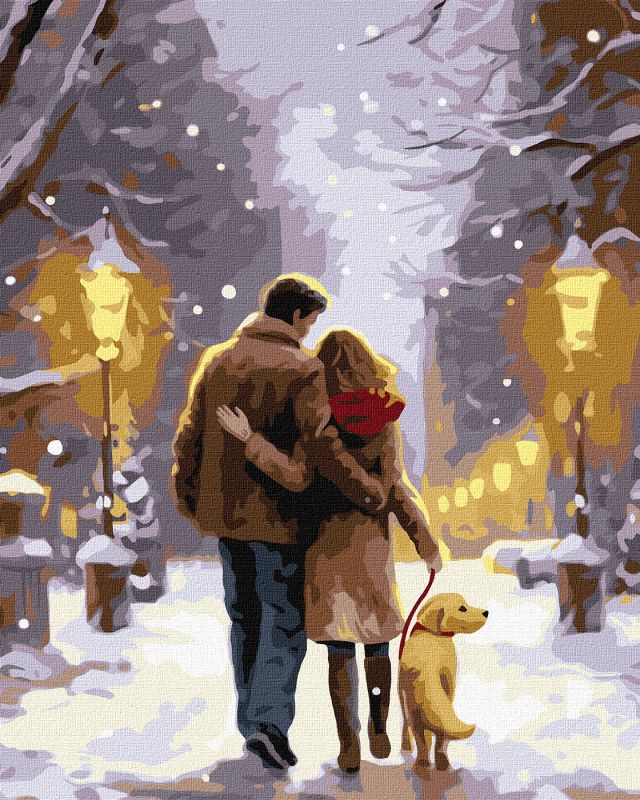 Painting by numbers - Family walk ©art_selena_ua