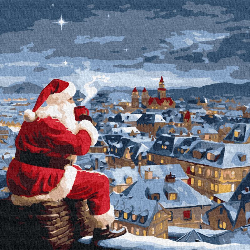 Malen nach Zahlen - Weihnachtsnacht ©art_selena_ua