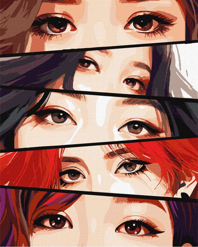 Painting by numbers - Charming eyes ©art_selena_ua