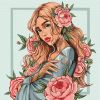 Malen nach Zahlen - Frühlingsblume ©lien_illustration