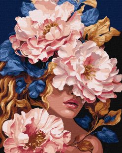 Malen nach Zahlen - Blumiger Glamour mit Metallic-Farben ©victoria_art___