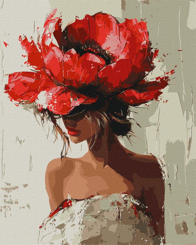 Painting by numbers - A delicate bud ©victoria_art___