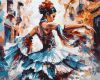 Painting by numbers - The lady in the dance ©art.solomiia