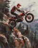 Painting by numbers - Extreme in the mountains ©art_selena_ua