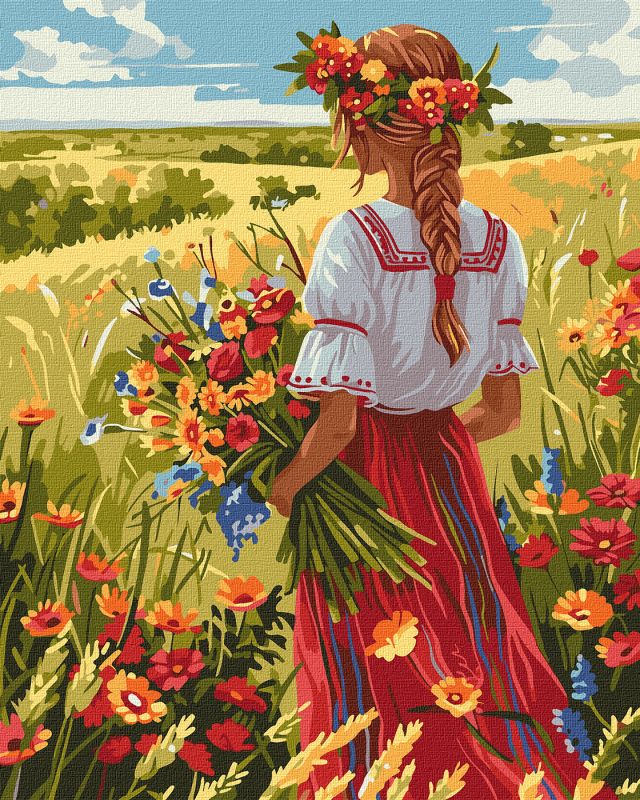 Painting by numbers - In the native fields ©art_selena_ua