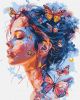 Painting by numbers - The girl and the butterflies ©art_selena_ua
