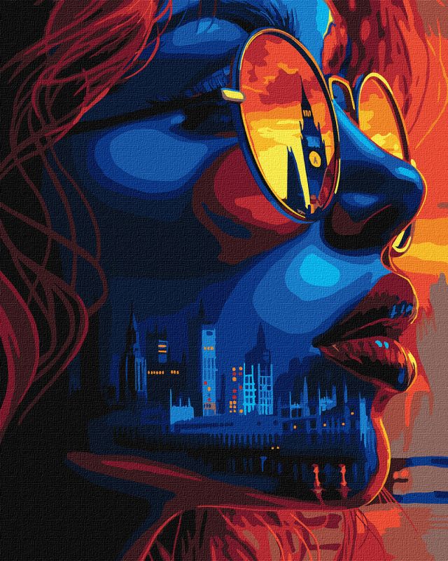 Painting by numbers - Sunset in London ©art_selena_ua