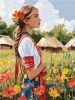Painting by numbers - A beautiful Ukrainian woman ©art_selena_ua