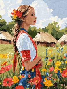 Malen nach Zahlen - Eine schöne ukrainische Frau ©art_selena_ua