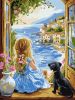 Painting by numbers - A dreamy girl ©art.solomiia