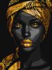 Malen nach Zahlen - Goldene Eleganz mit metallischen Farben Extra ©art_selena_ua