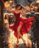 Painting by numbers - Dancing in the rain ©art.solomiia