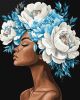 Malen nach Zahlen - Blaue Harmonie mit extra Metallic-Farben ©victoria_art___