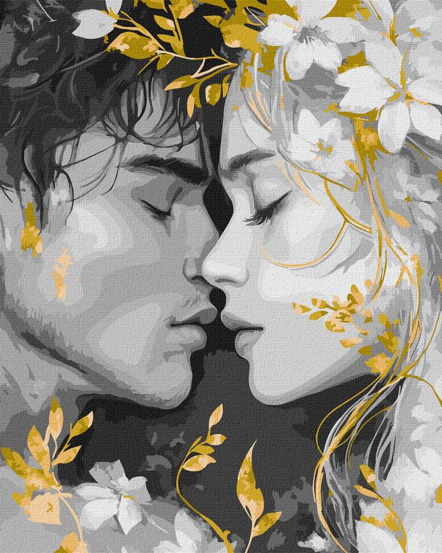 Painting by numbers - Look with the lips with extra metallic paints ©art_selena_ua