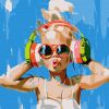Painting by numbers - Her Summer Beat ©Mariia Kotiuzhynska