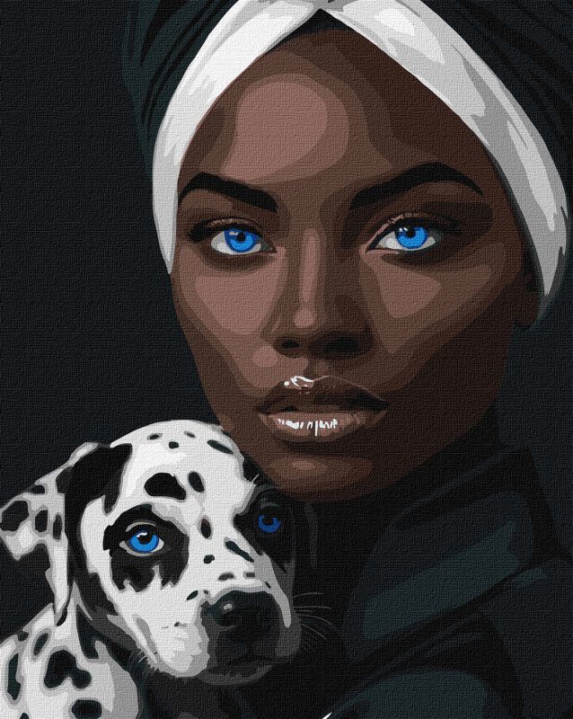 Malen nach Zahlen - Der blaue Blick ©art_selena_ua