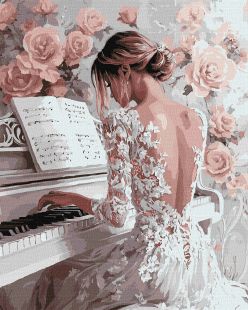 Malen nach Zahlen - Elegante Etüde ©art_selena_ua
