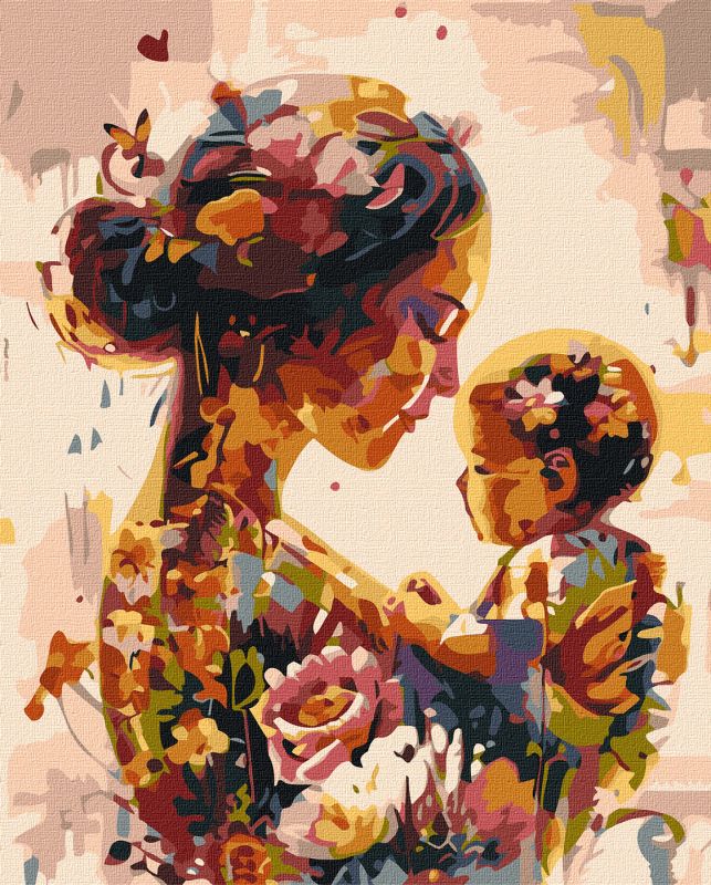 Painting by numbers - A flowering of femininity ©art_selena_ua