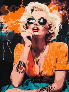 Malen nach Zahlen - Monroe in Hollywood ©art_selena_ua