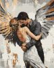 Painting by numbers - Hugs of an angel with metallic paints ©art_selena_ua