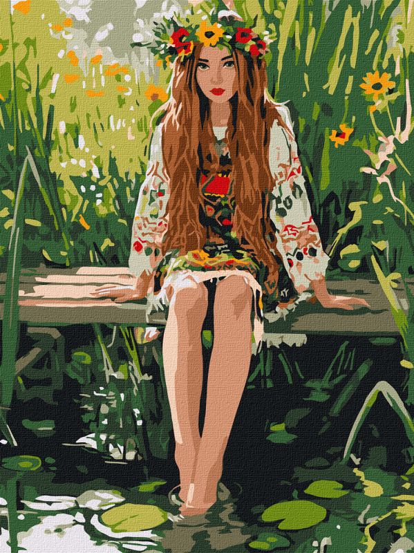 Malen nach Zahlen - Wartende Augen ©art_selena_ua
