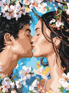 Malen nach Zahlen - Der Kuss des Frühlings ©art_selena_ua
