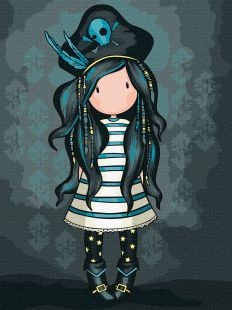 Malen nach Zahlen - Black Pearl Santoro Gorjuss Collection