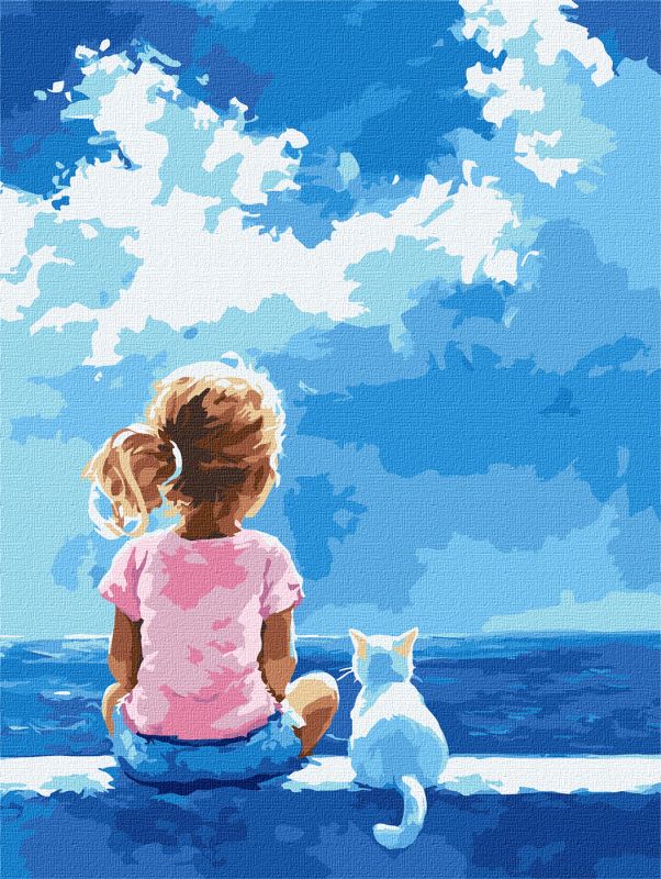 Malen nach Zahlen - Zärtliche Freundschaft ©art_selena_ua