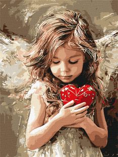 Malen nach Zahlen - Engel der Liebe ©art_selena_ua